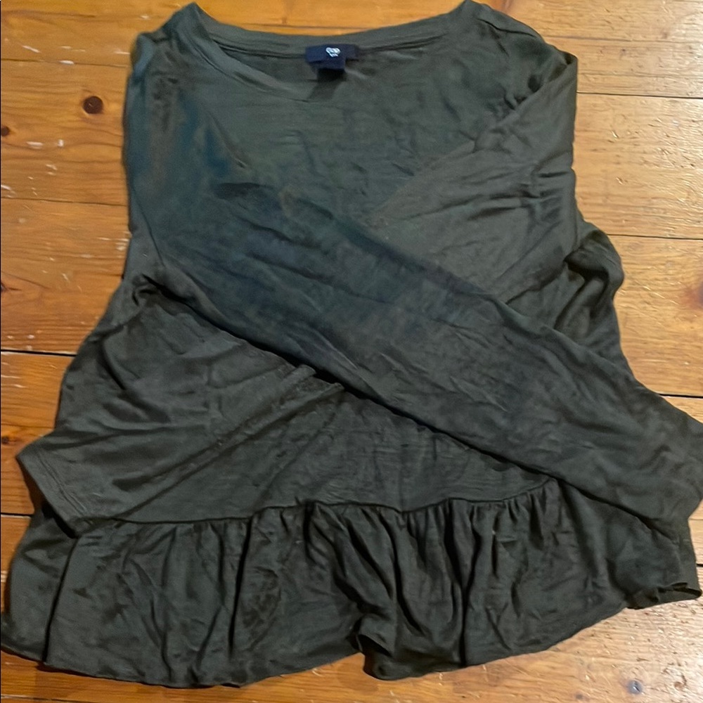 GAP Olive Long Sleeve Shirt